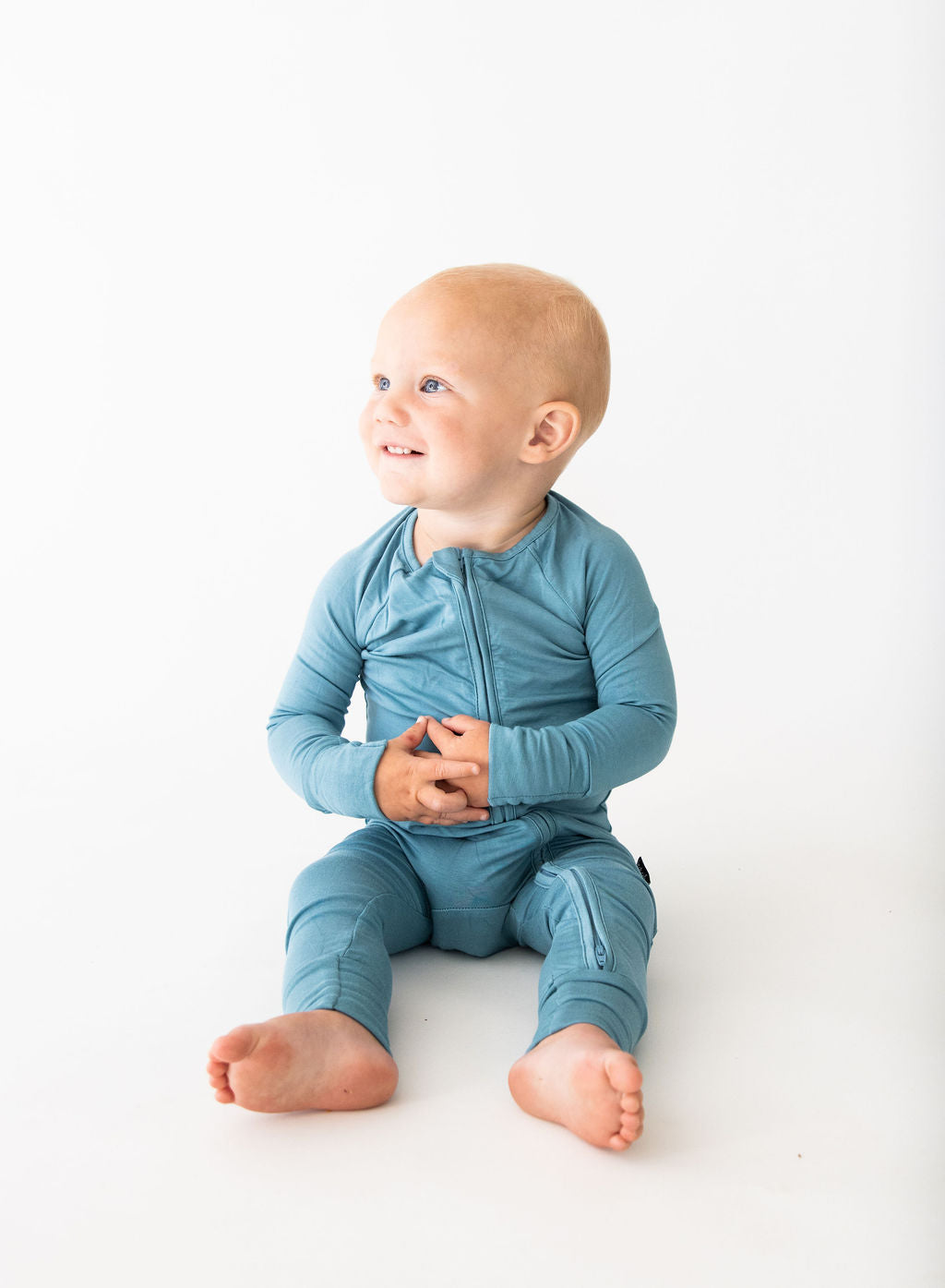 Blue Jean Baby | Infant Convertible Zip Romper
