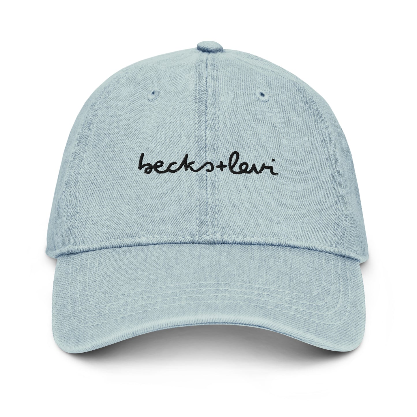 Becks + Levi Logo Denim Hat