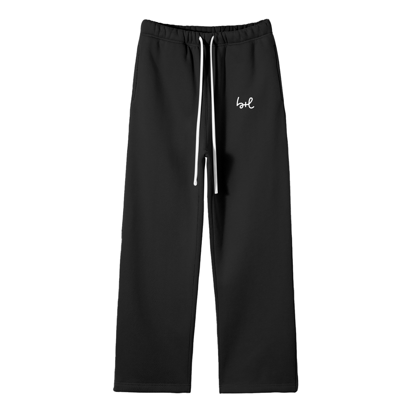 Unisex Solid Color Fleece Straight Leg Pants