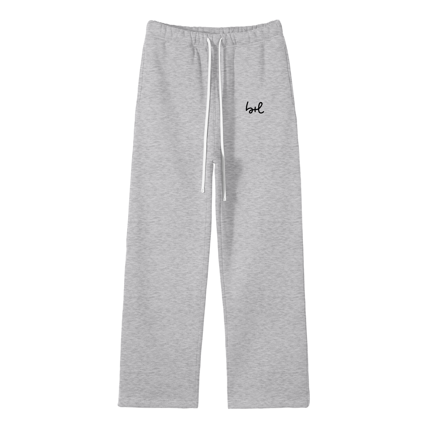 Unisex Solid Color Fleece Straight Leg Pants