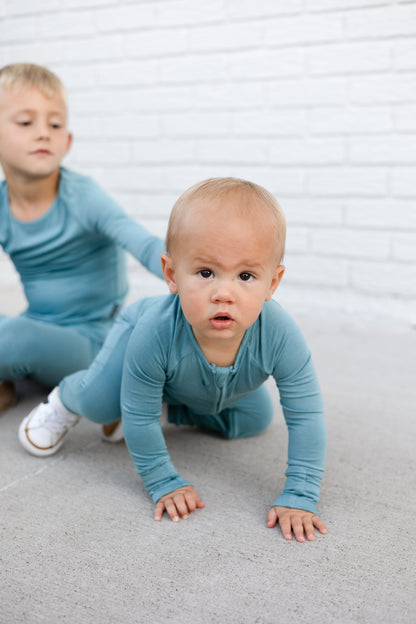 Blue Jean Baby | Infant Convertible Zip Romper