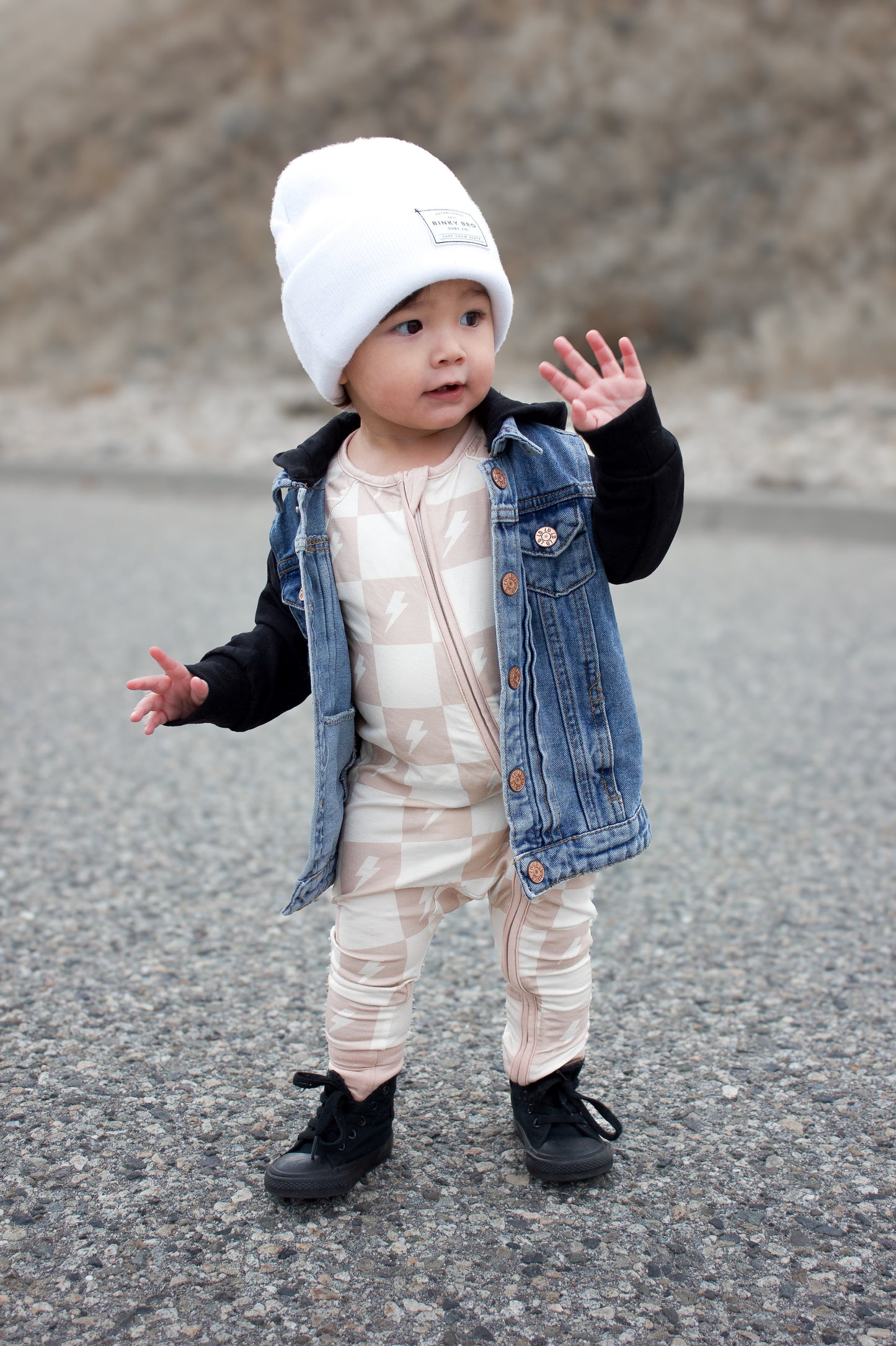 Levi | Infant Convertible Zip Romper