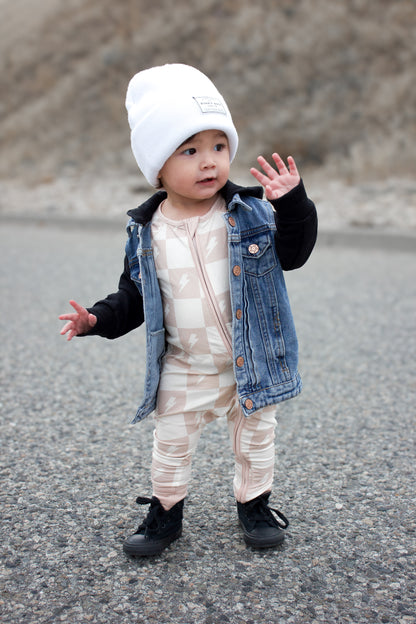 Levi | Infant Convertible Zip Romper