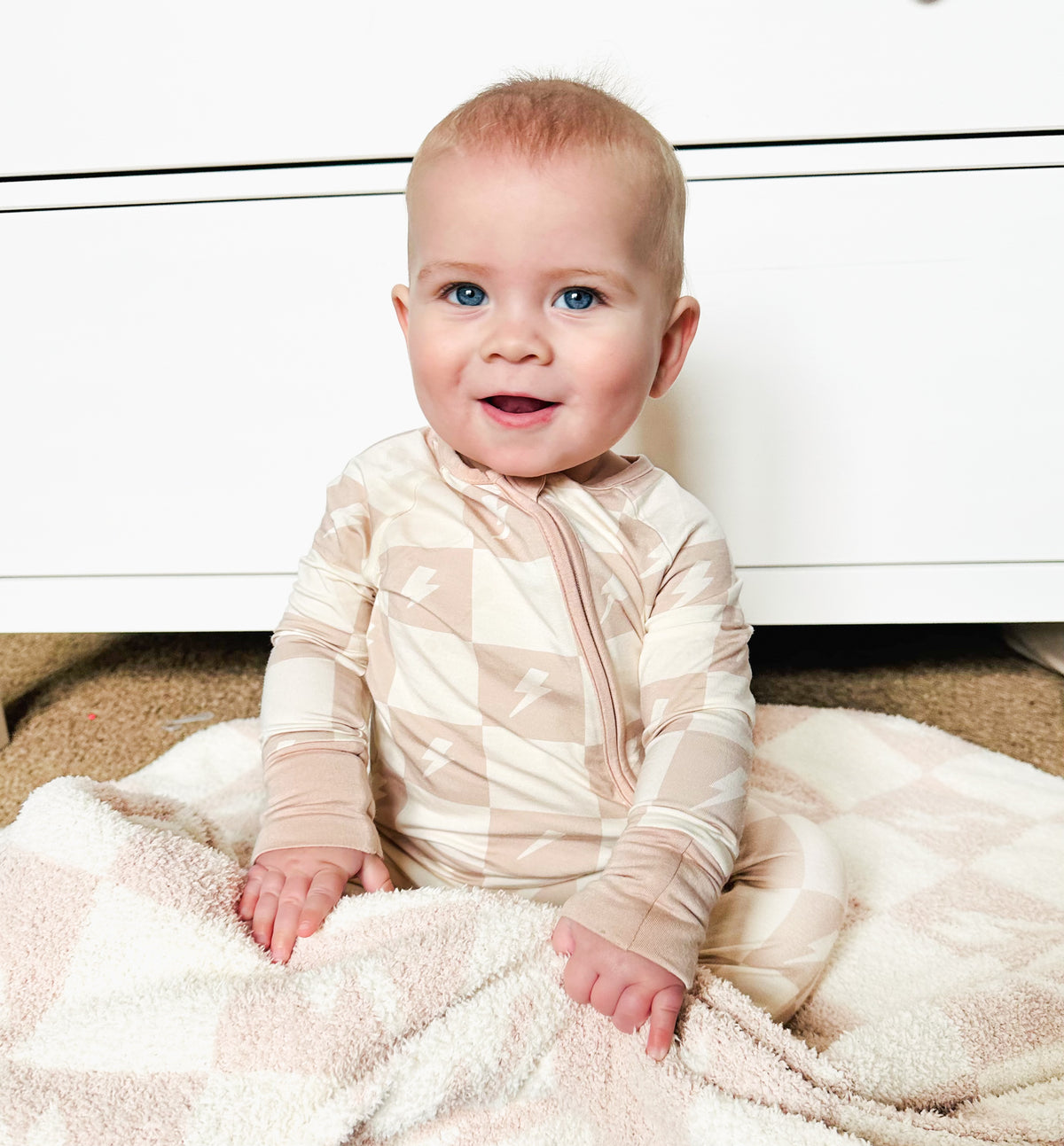 Levi | Infant Bamboo Zip Romper