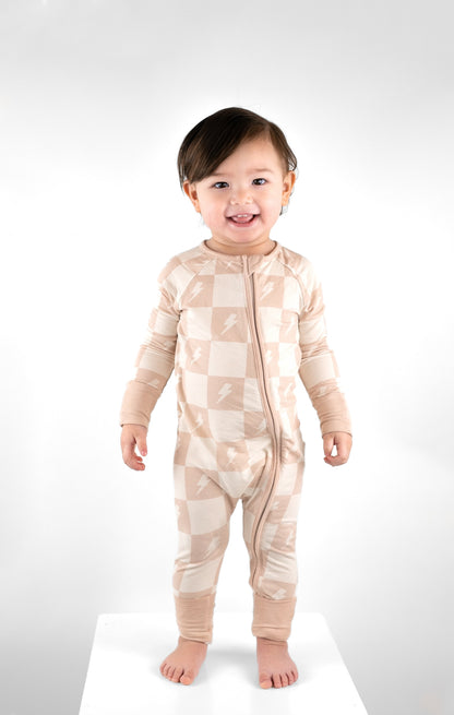 Levi | Infant Bamboo Zip Romper
