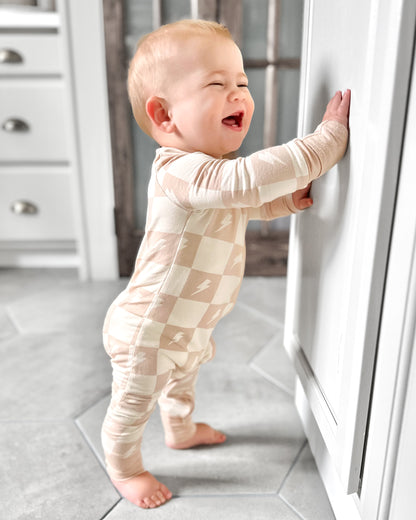 Levi | Infant Bamboo Zip Romper