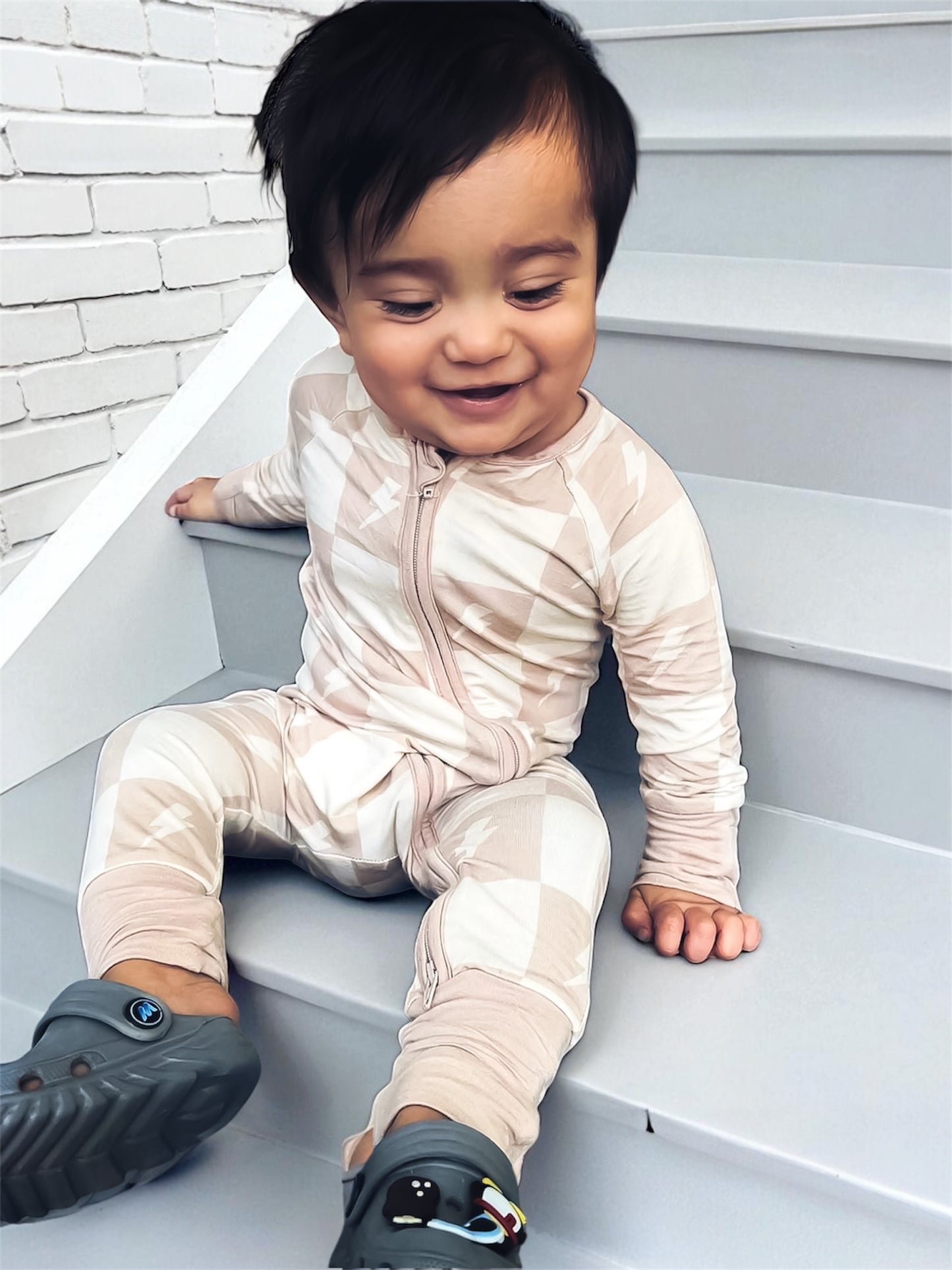 Levi | Infant Convertible Zip Romper