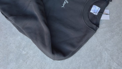 Adult Unisex Crewneck Logo Sweatshirt - Black