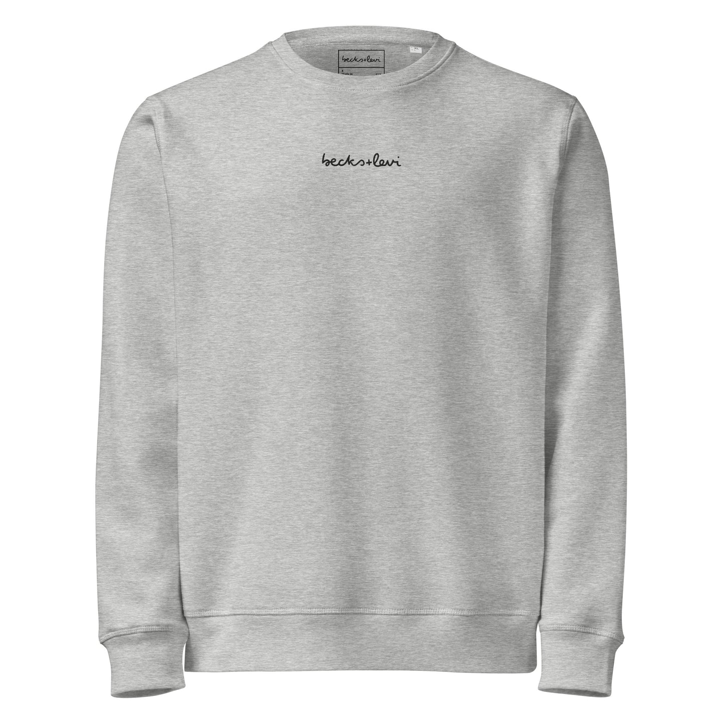light gray logo sweatshirt